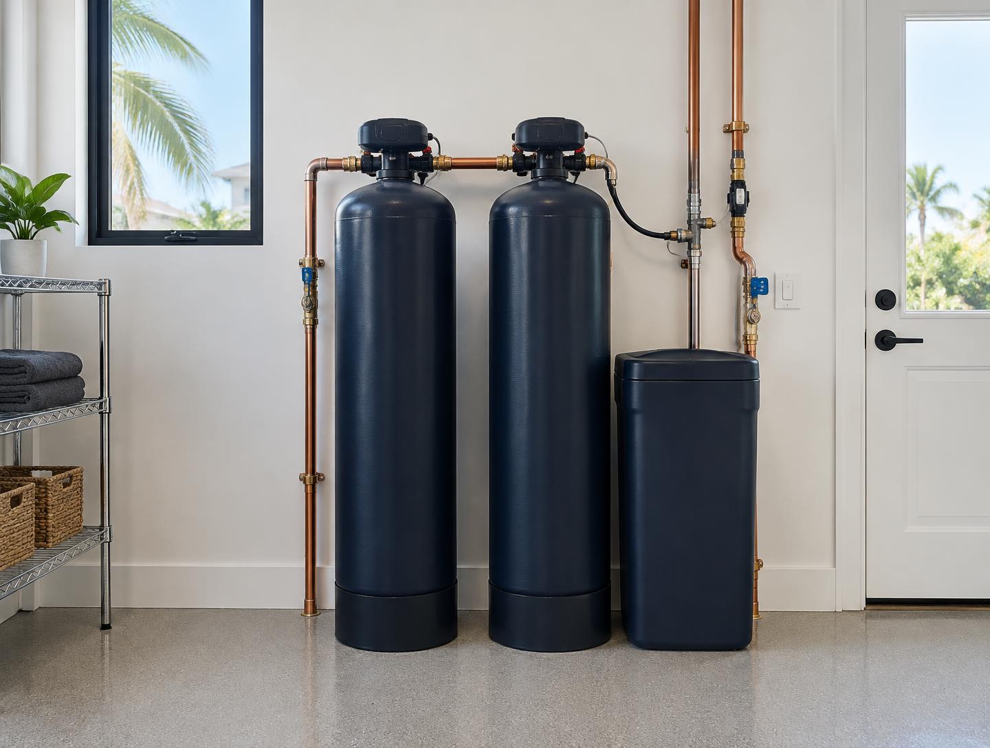 Whole-Home Filtration · Miami Beach water filtration installation